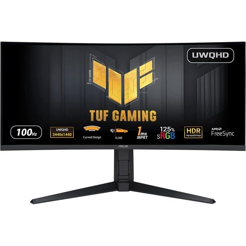foto del prodotto asus tuf gaming vg34vqel1a monitor pc 86,4 cm 34 3440 x 1440 pixel led nero