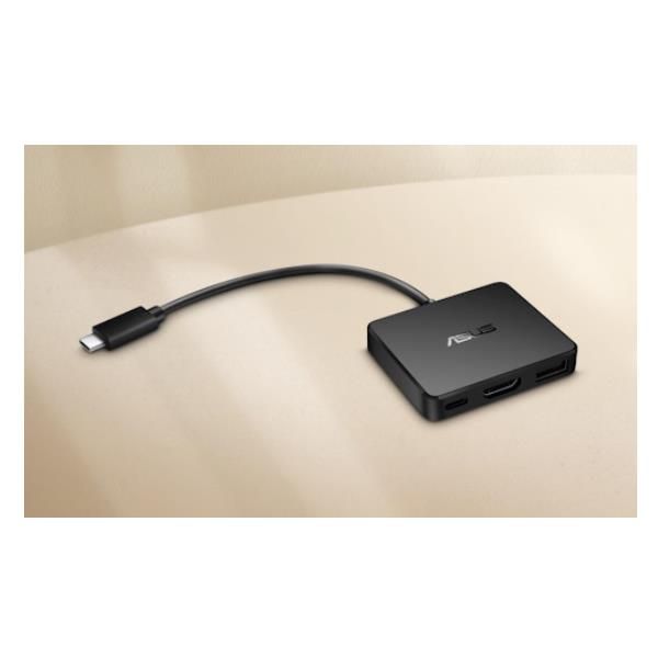 foto del prodotto asus usb c mini dock cablato usb 3.2 gen 2 3.1 gen 2 type c nero