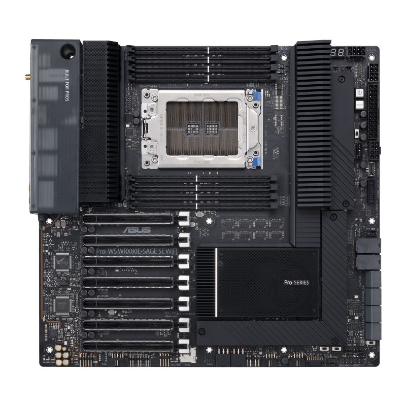 foto del prodotto asus wrx80e sage se wifi amd wrx80 socket sp3 atx esteso