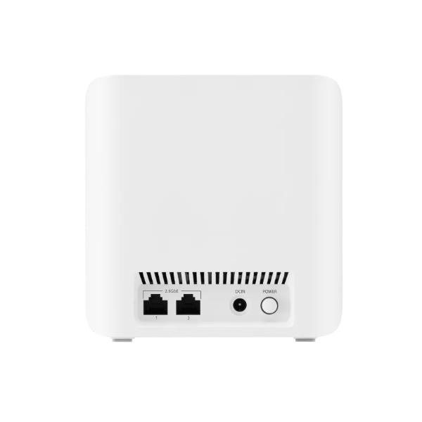 foto del prodotto asus zenwifi bd4 dual band 2.4 ghz 5 ghz wi fi 7 802.11be bianco 2 interno