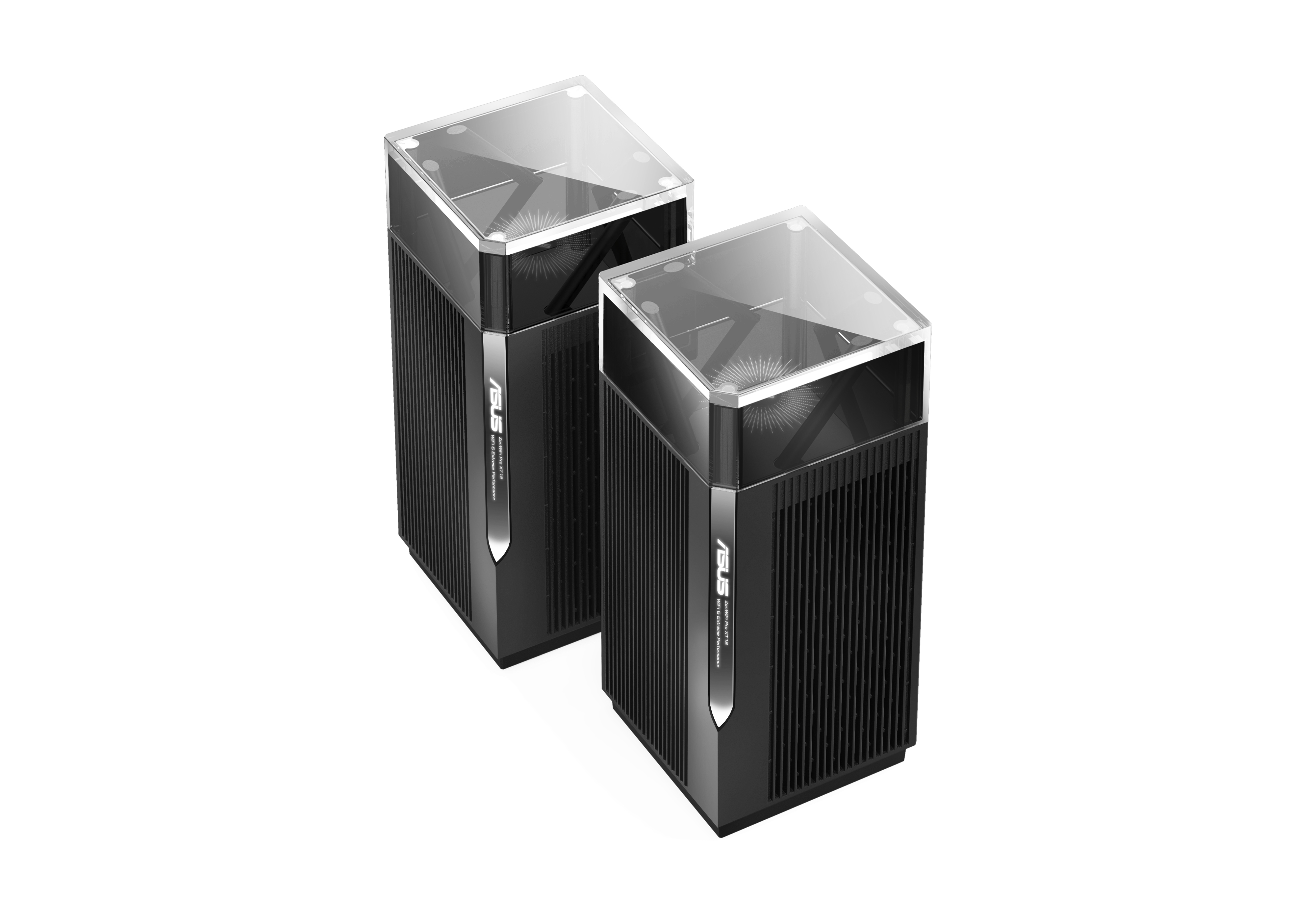 foto del prodotto asus zenwifi pro xt12 2 pk banda tripla 2.4 ghz 5 ghz 5 ghz wi fi 6 802.11ax nero 4 interno