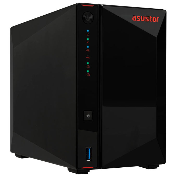 foto del prodotto asustor as5402t nas 2 baie quad core 4gb ram nimbustor 2 gen2 archiviazione di rete