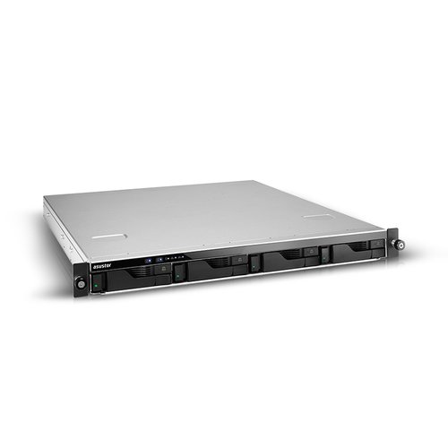 foto del prodotto asustor nas 1u rack 4 bay, intel atom c3538 4core, 8gb 128gb max , 2.5 gbe x2, usb 3.2 x4, 1x250w .. as6504rs