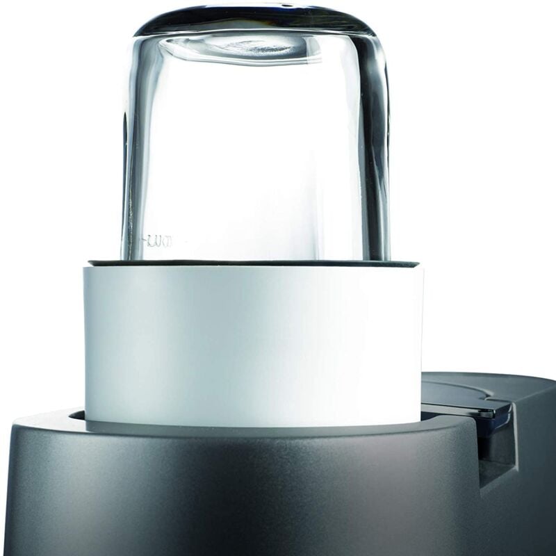 foto del prodotto at320a accessorio tritatutto per impastatrice planetaria, 4 vasetti di vetro con coperchio,dotato di lame in acciaio inox removibili,adatto a tutti i