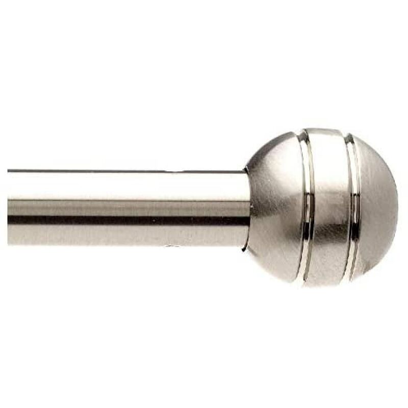 foto del prodotto ateliers 28 tringles tondi per vitragar metallo 10 1 barra tonda con punta a sfera 40 70 cm cromo opaco