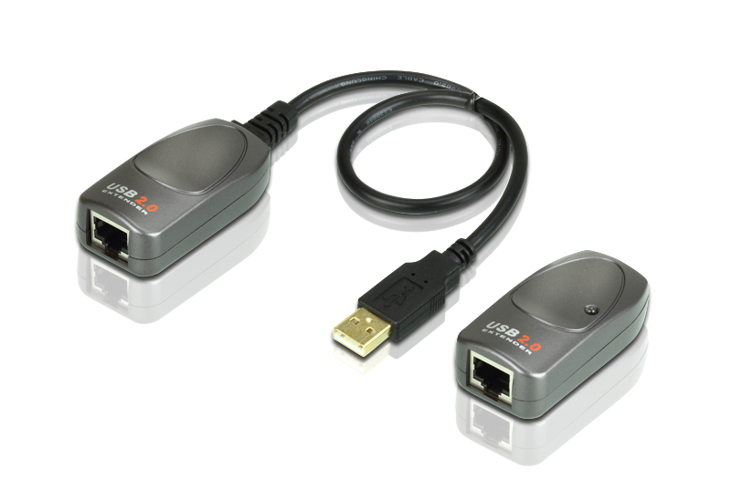 foto del prodotto aten extender usb 2.0 cat 5 fino a 60 m 