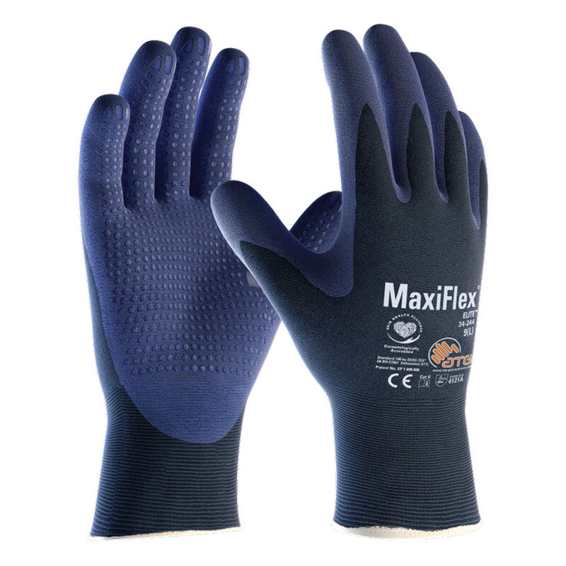 foto del prodotto atg guanti da lavoro maxiflex 34 244 11 xxl blu