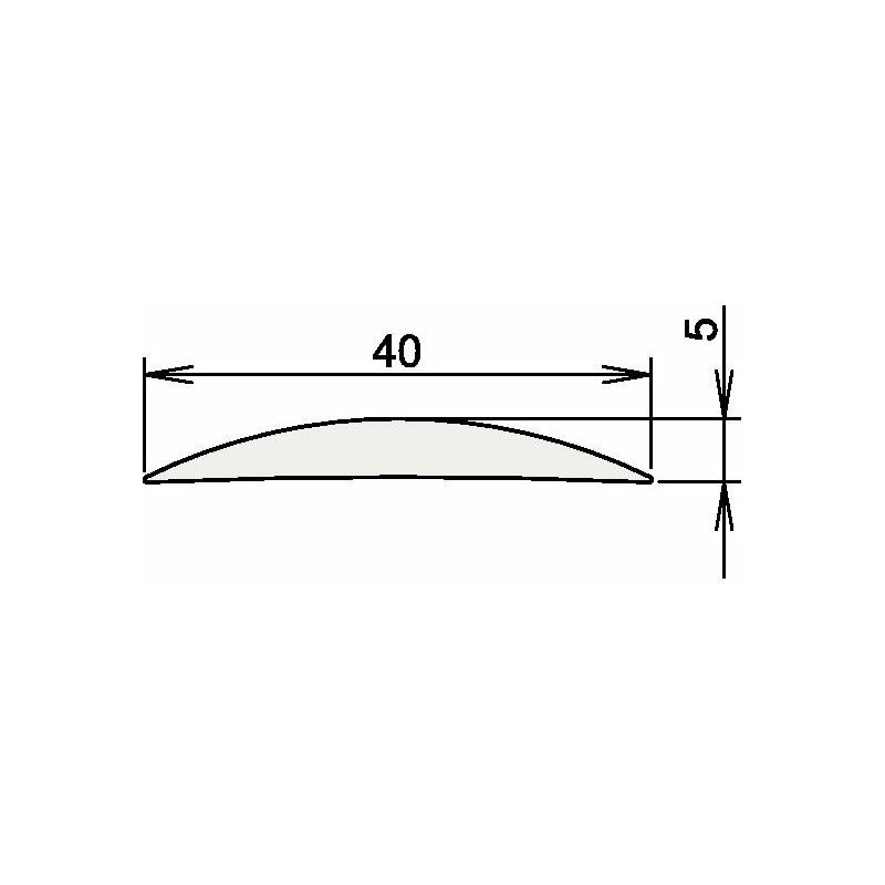foto del prodotto athmer soglia alluminio 090 3 111 l.1090mm alluminio.argento anod.
