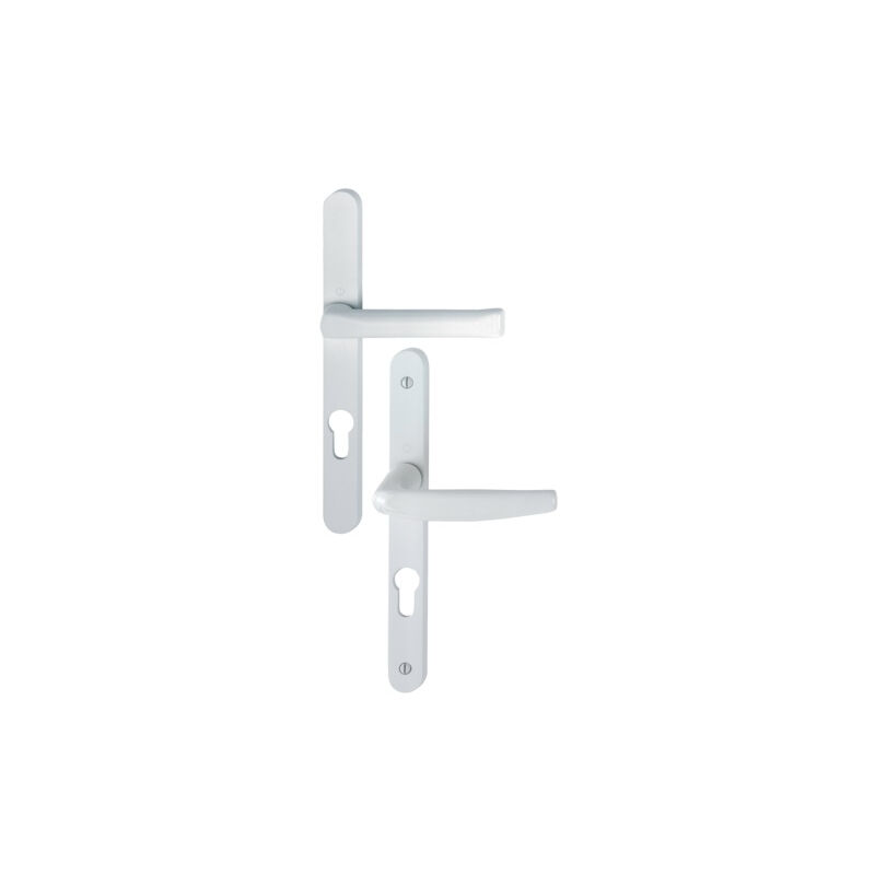 foto del prodotto atlanta 113kh 300lmsgl 1530 hoppe set di porte in vetro stretto a sporgenza ridotta bianco 9016 key i spessore 68 77 3304456