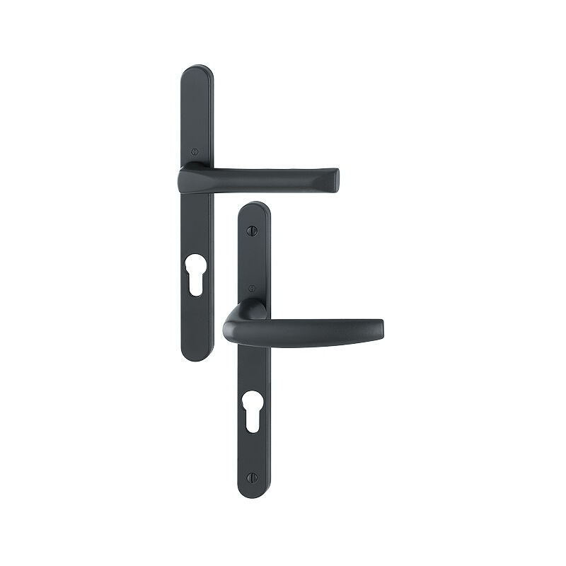 foto del prodotto atlanta 113kh 300lmsgl 1530 hoppe set di porte strette in vetro nero opaco key i entr.70 - p.78-87 - 3597640