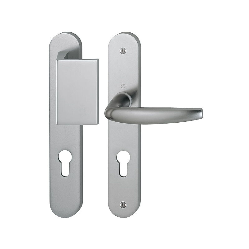 foto del prodotto atlanta hoppe 554 3346 1530 set di porte di piano a piastra stretta acciaio inox f9 chiave i ent.8 92 56 70 2838421