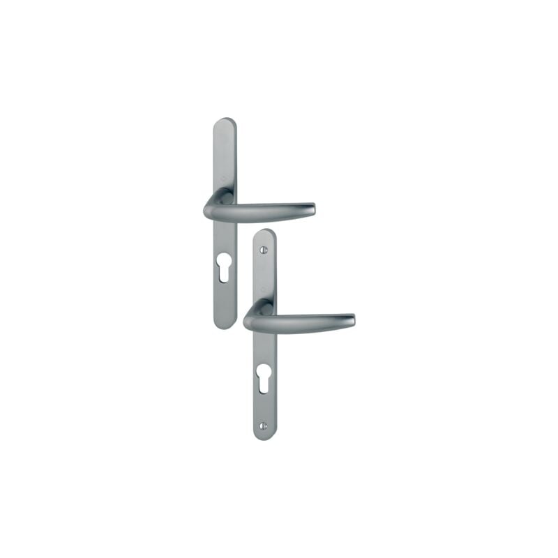 foto del prodotto atlanta hoppe set di porte a piastra stretta aspetto acciaio inox f9 chiave i 1530 300lmsgl entr.70 p.68 77 3303381