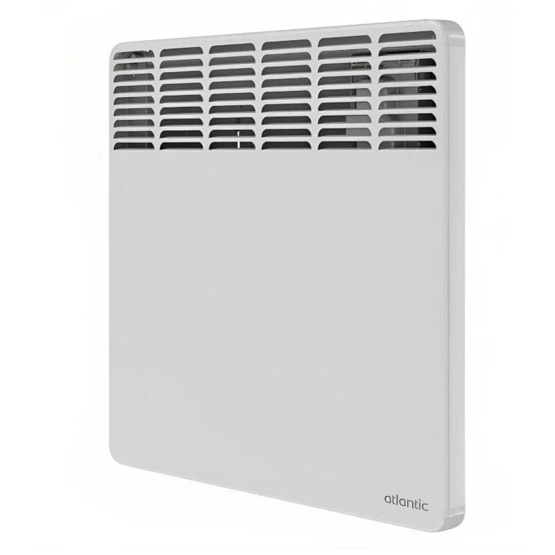 foto del prodotto atlantic 1500 w f617 radiatore elettrico orizzontale, scatola digitale programmabile, bianco