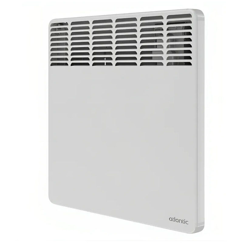 foto del prodotto atlantic 500 w f617 radiatore elettrico orizzontale, scatola digitale programmabile, bianco