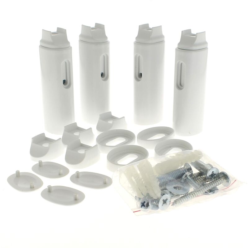 foto del prodotto atlantic kit di montaggio a parete dritto galbo 098191 per asciugamani