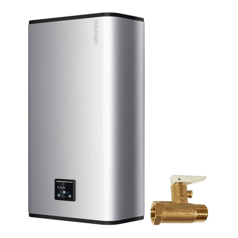 foto del prodotto atlantic scaldabagno elettrico vertigo steatite 80 litri 65 wifi silver 841279
