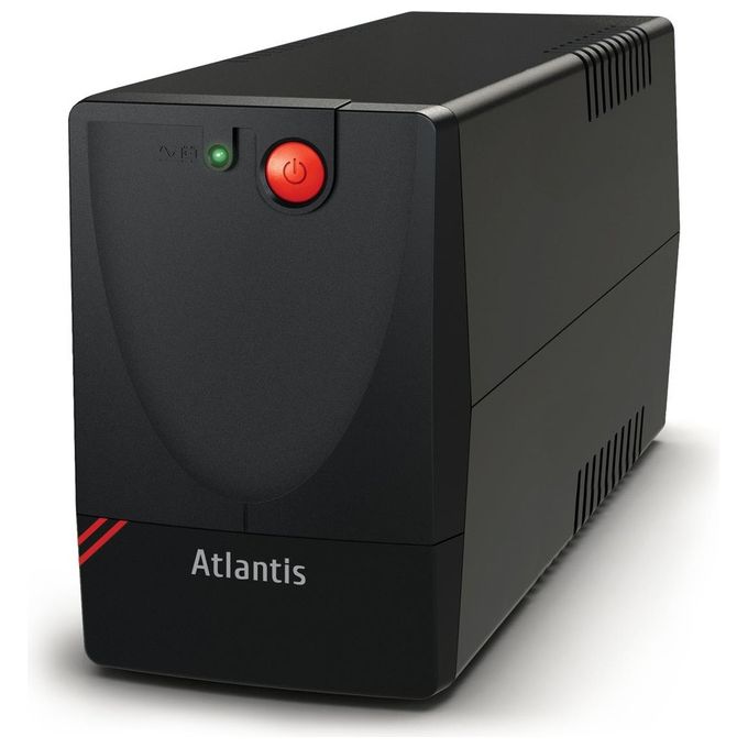 foto del prodotto atlantis a03-x1000 ups 750va-375w line interactive avr batteria 12v 4,5ah 2 prese schuko