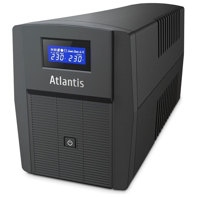 foto del prodotto atlantis land a03 hp2003 gruppo di continuita ups a linea interattiva 1.5 kva 900 w 5 prese ac