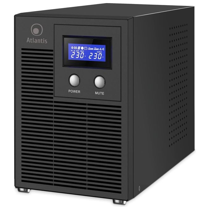 foto del prodotto atlantis land a03 hp4003p gruppo di continuita ups a linea interattiva 3 kva 2100 w 6 prese ac
