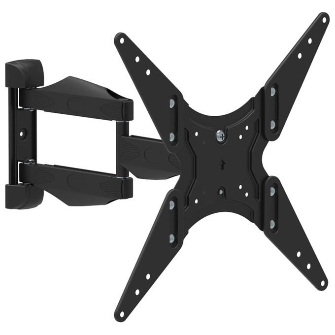 foto del prodotto atlantis p022 e11sbn supporto per monitor tv a muro universale 13 65 allungabile nero