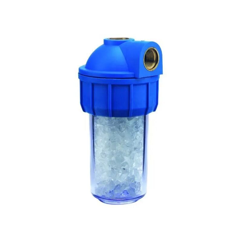 foto del prodotto atlas filtri filtro per acqua dosafos mignon con cristalli di polifosfato attacco superiore e laterale mignon attacco 1 2 altezza contenitore 5 