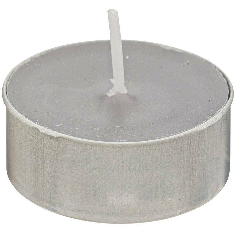 foto del prodotto atmosphera 18 tealight hugo h1,5 cm grigio chiaro cr ateur d int rieur