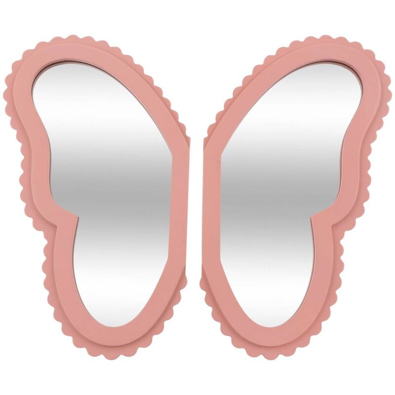 foto del prodotto atmosphera 2 specchi per bambini con farfalla anna rosa 37x19cm cr ateur d int rieur
