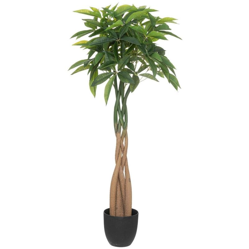 foto del prodotto atmosphera albero artificiale di pachira bota in vaso di cemento h110cm cr ateur d int rieur