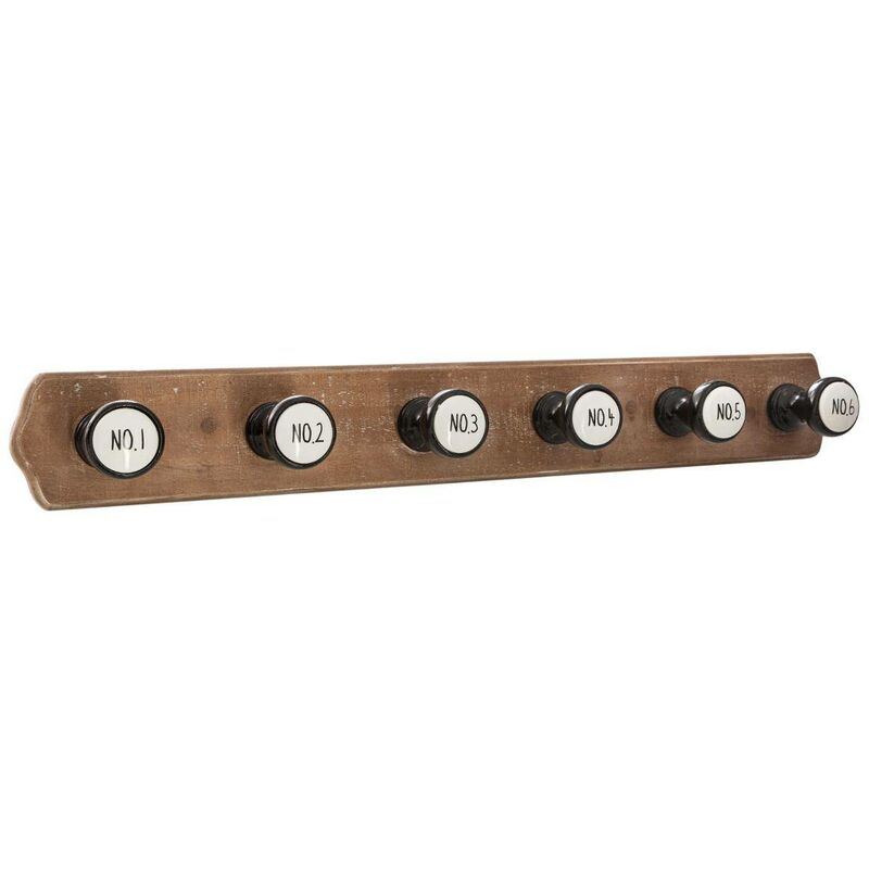 foto del prodotto atmosphera appendiabiti in ceramica asher, 6 ganci cr ateur d int rieur