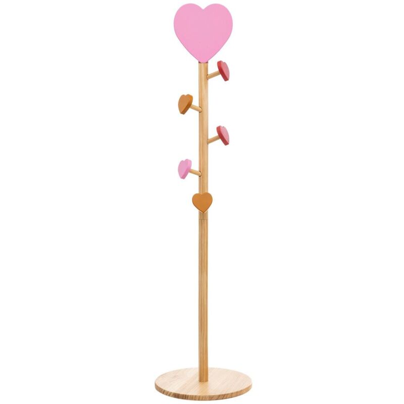 foto del prodotto atmosphera appendiabiti per bambini cuore solea beige h135cm cr ateur d int rieur