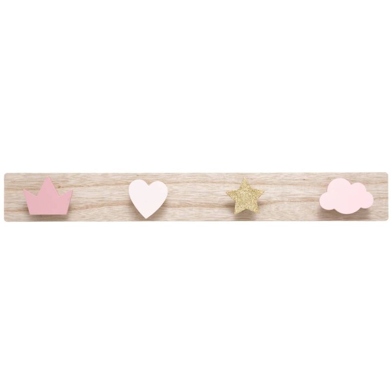 foto del prodotto atmosphera appendiabiti per bambini in legno con 4 ganci cr ateur d int rieur