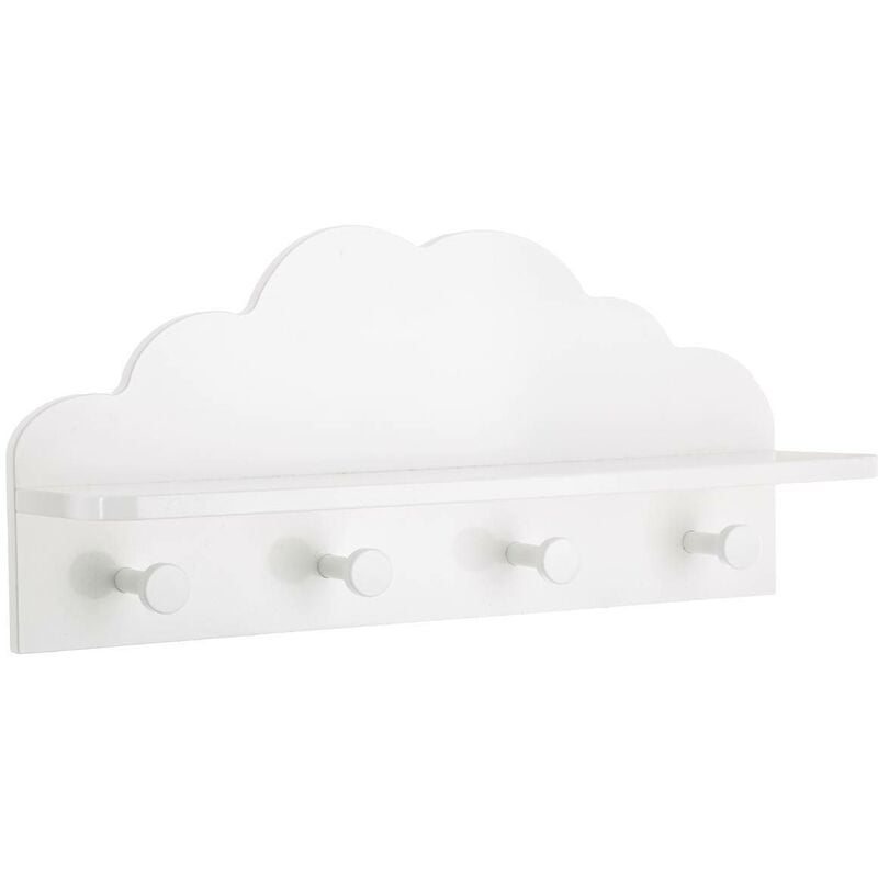 foto del prodotto atmosphera appendiabiti per bambini nuage bianco 4 ganci cr ateur d int rieur