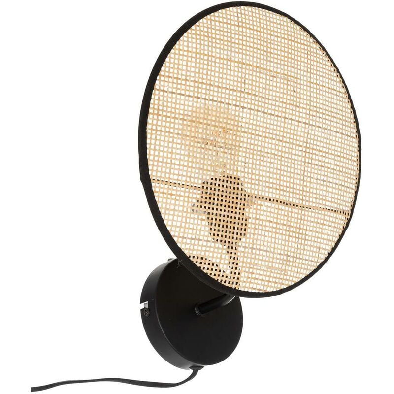 immagine 0 del prodotto atmosphera applique olme in paglia e metallo d27cm cr ateur d int rieur