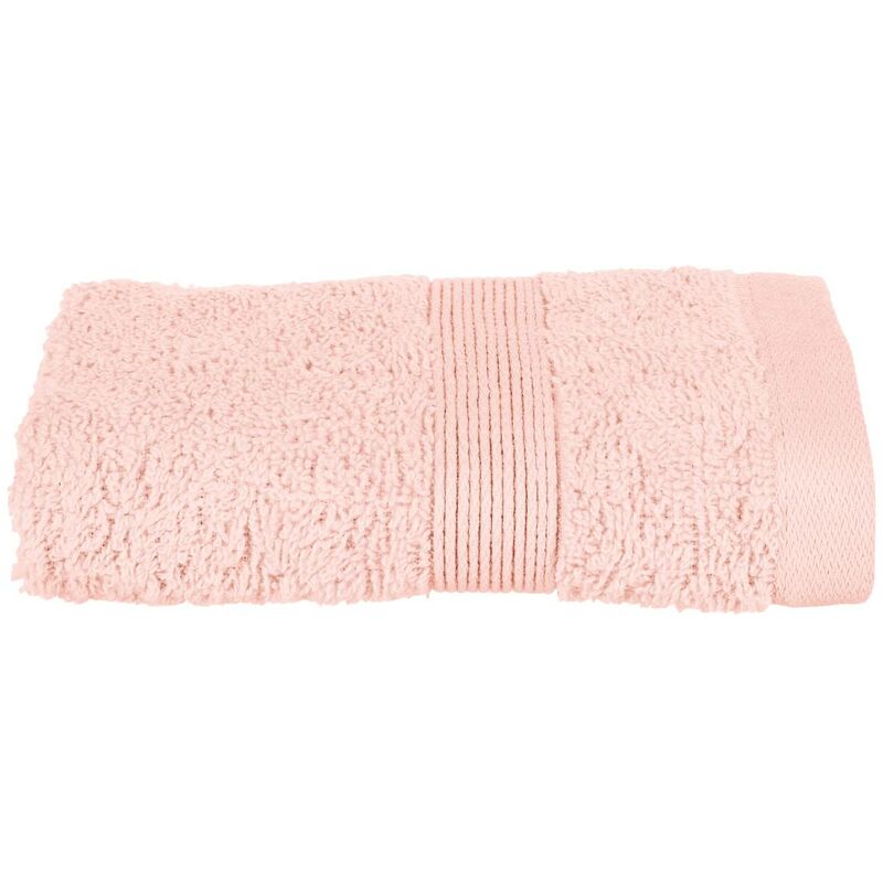 foto del prodotto atmosphera asciugamano ospite essentiel in cotone rosa 30x50cm cr ateur d int rieur