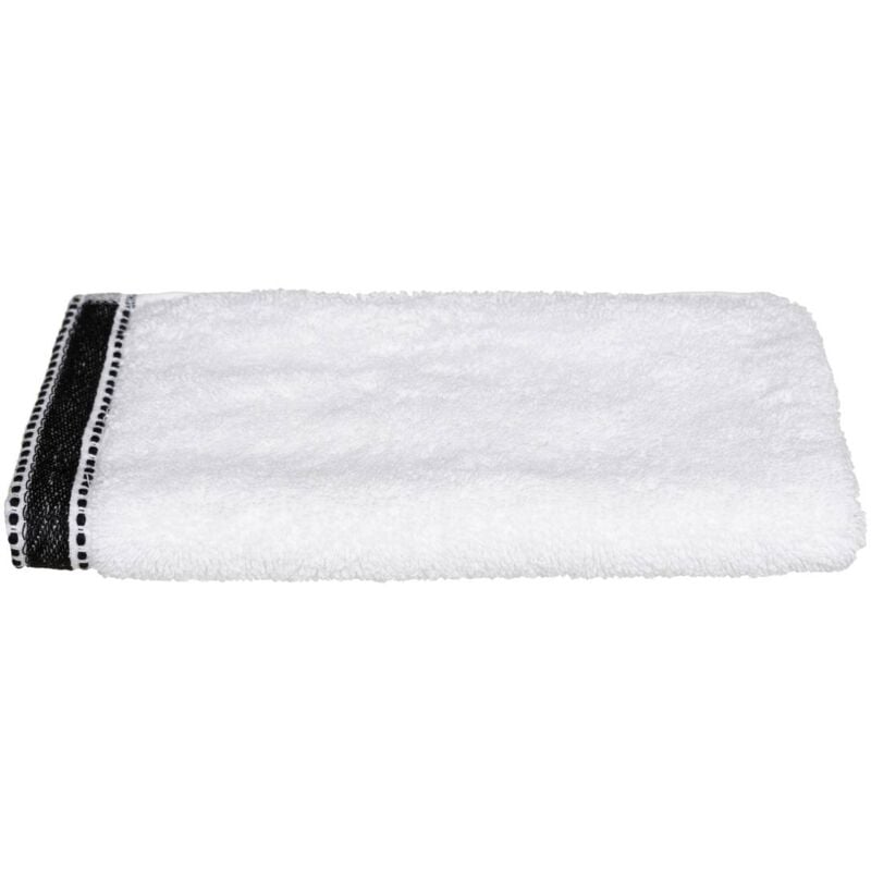 foto del prodotto atmosphera asciugamano ospite joia in cotone bianco 30x50cm cr ateur d int rieur