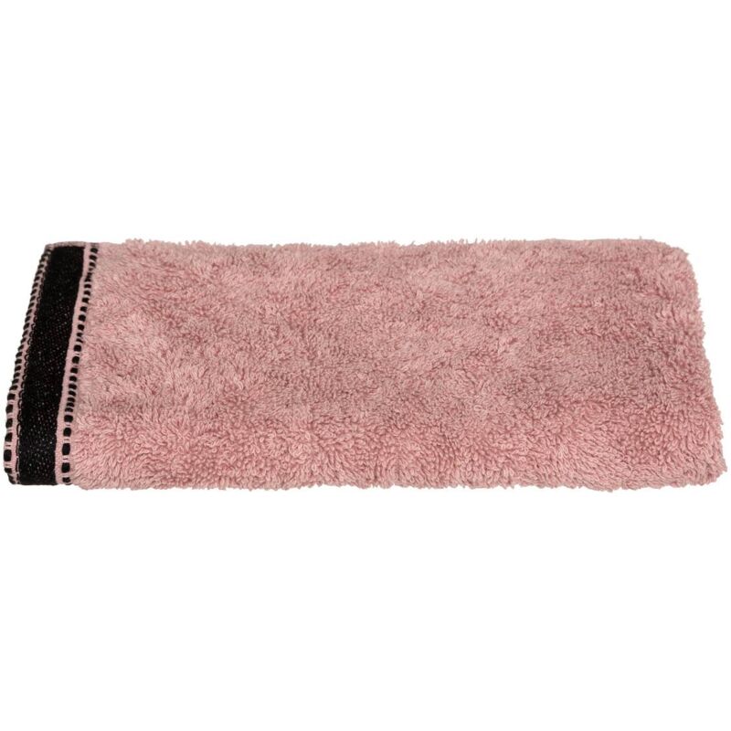 foto del prodotto atmosphera asciugamano ospite joia in cotone rosa 30x50cm cr ateur d int rieur