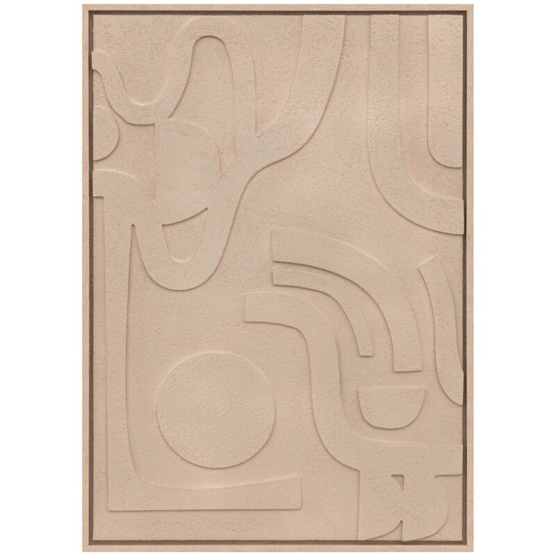 foto del prodotto atmosphera azra beige 3d appeso alla parete 50x70cm cr ateur d int rieur