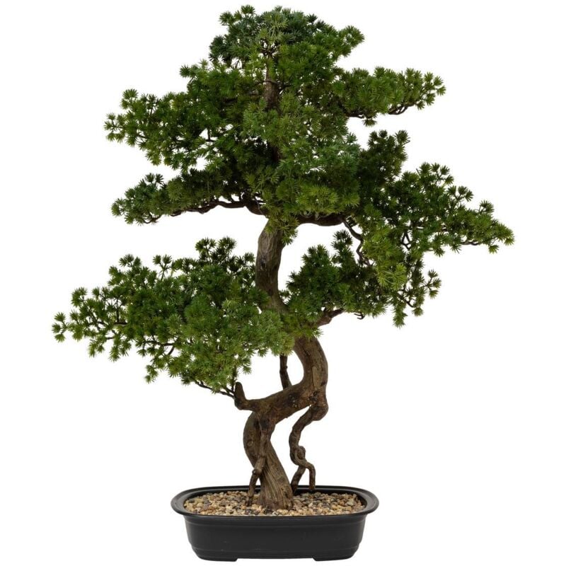 foto del prodotto atmosphera bonsai artificiale polin in vaso di ceramica h86cm cr ateur d int rieur