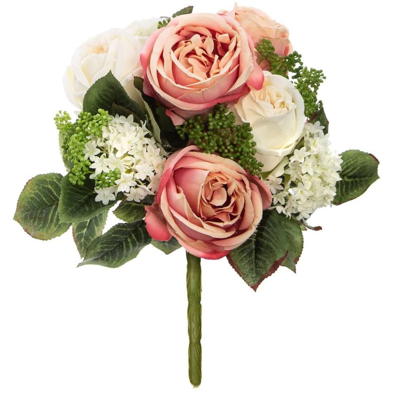 foto del prodotto atmosphera bouquet artificiale rotondo h35cm cr ateur d int rieur