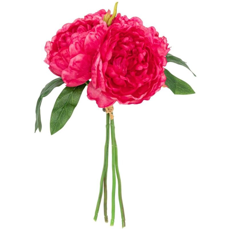 foto del prodotto atmosphera bouquet di 4 peonie artificiali bely rose h31cm cr ateur d int rieur