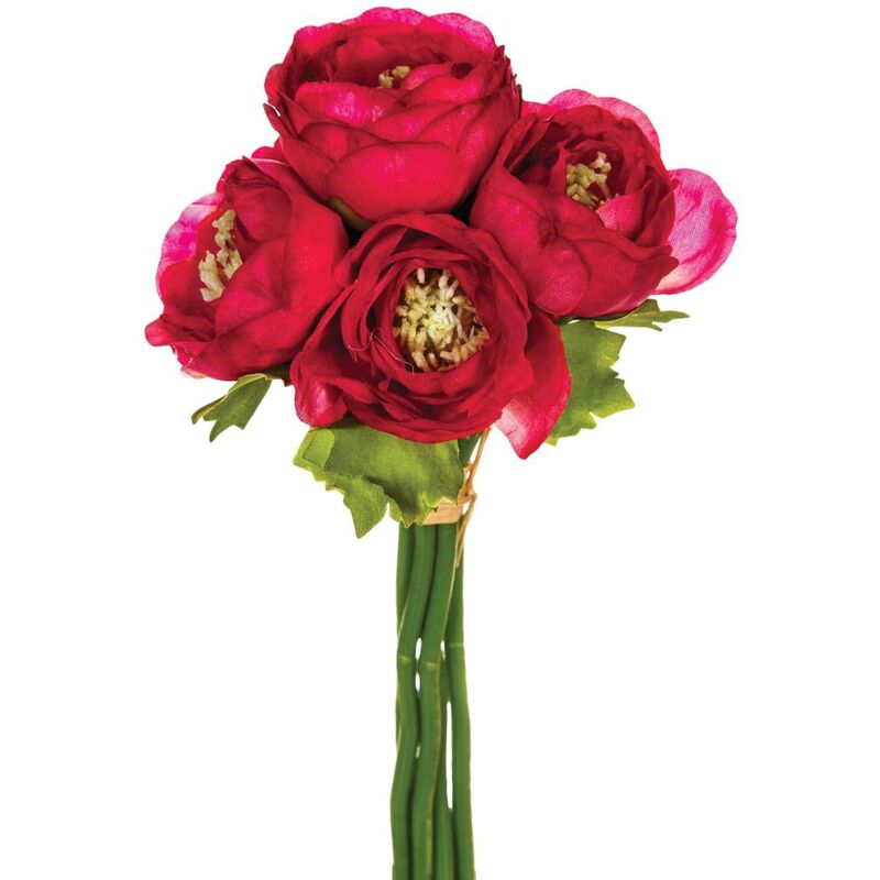 foto del prodotto atmosphera bouquet di 6 ranuncoli artificiali h25cm rosa cr ateur d int rieur