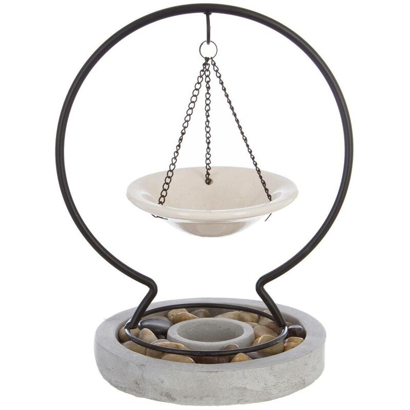 foto del prodotto atmosphera - bruciatore d incenso sospeso grigio 607g cr ateur d'int rieur