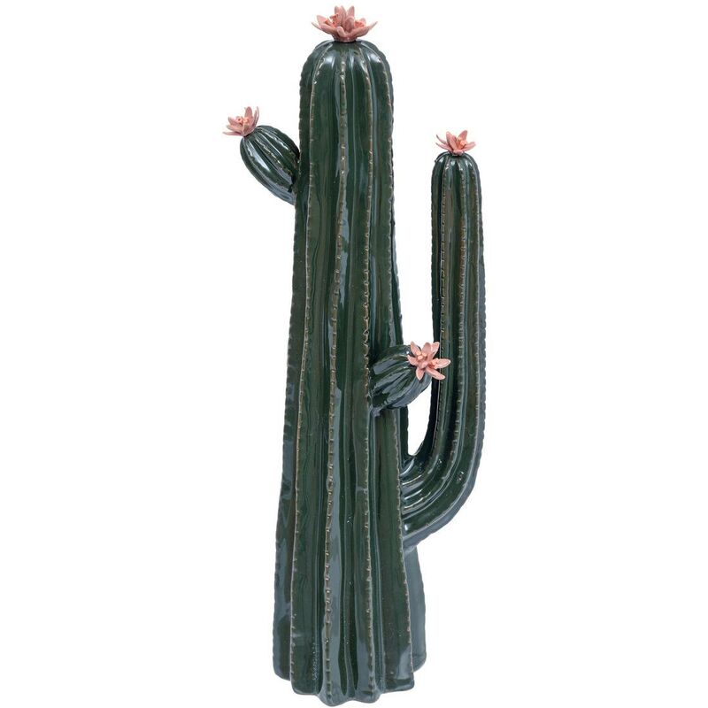 foto del prodotto atmosphera cactus decorativo in ceramica h40cm verde cr ateur d int rieur
