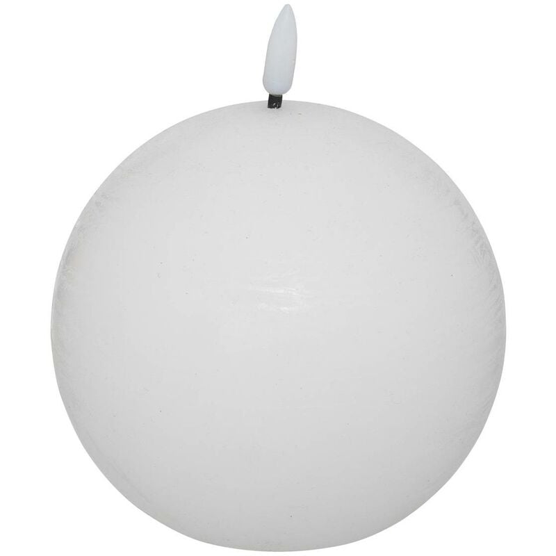 foto del prodotto atmosphera candela a sfera a led molia d10cm bianco cr ateur d int rieur
