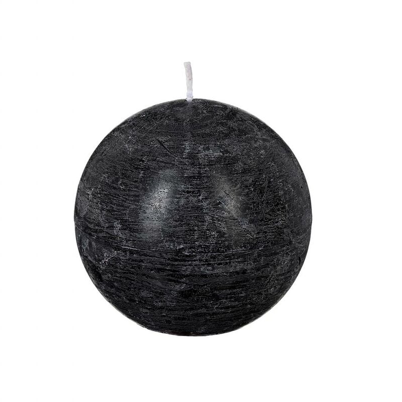 foto del prodotto atmosphera candela a sfera nera rustica 445 g cr ateur d int rieur