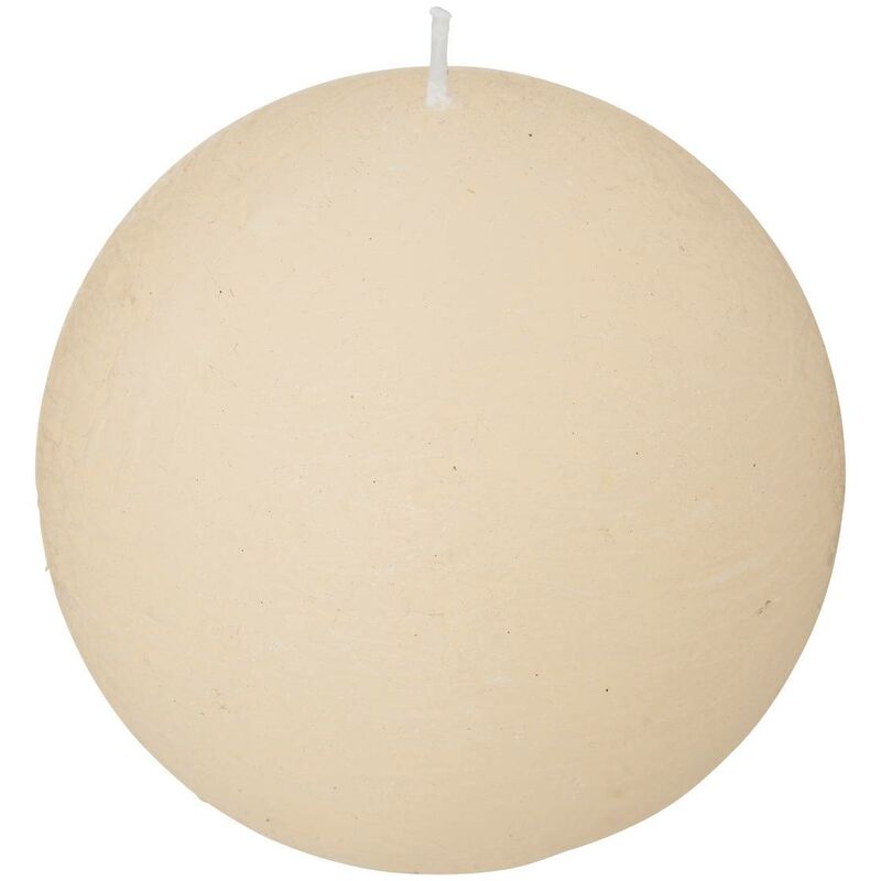 foto del prodotto atmosphera candela a sfera olia d10cm bianco avorio cr ateur d int rieur