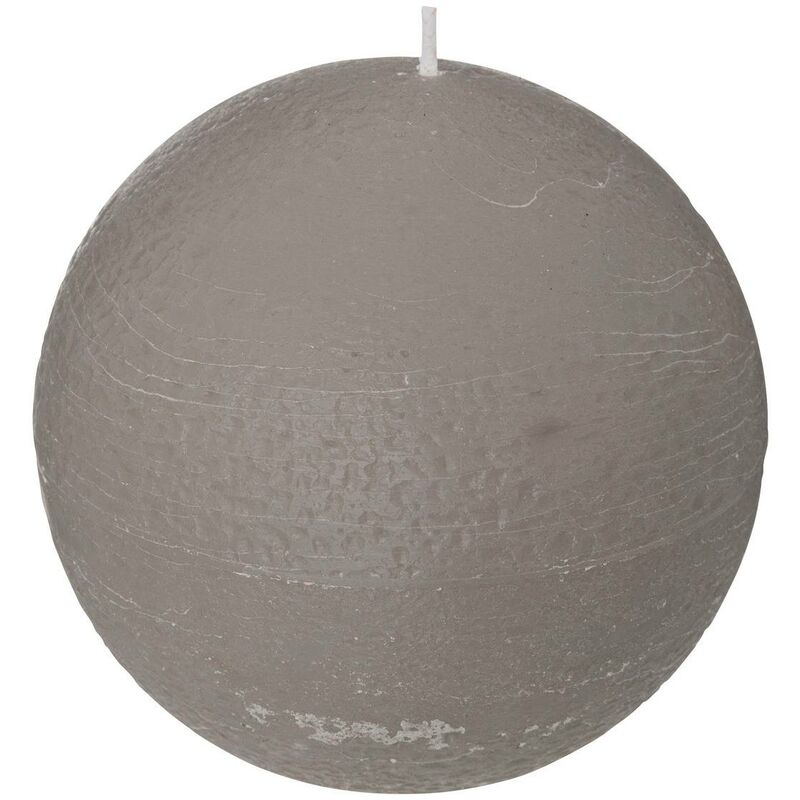 foto del prodotto atmosphera candela a sfera rustica grigia 445g cr ateur d int rieur