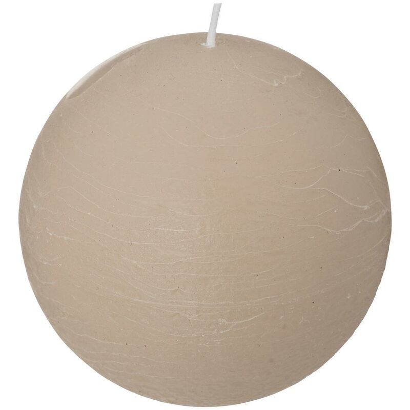 foto del prodotto atmosphera candela a sfera rustica grigio tortora 445g cr ateur d int rieur