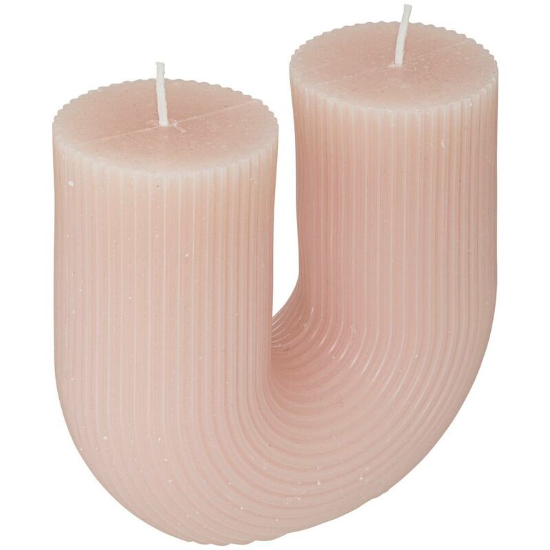 foto del prodotto atmosphera candela a u demi h12cm rosa cr ateur d int rieur