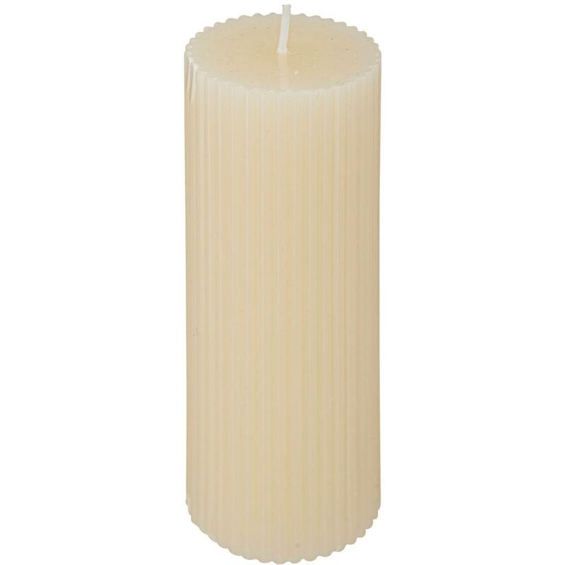 foto del prodotto atmosphera candela rotonda demi 5x14cm bianco avorio cr ateur d int rieur
